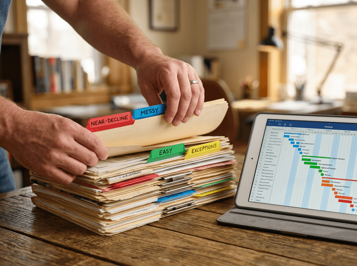 Where does your underwriting time really go when you replay the last 20 files?