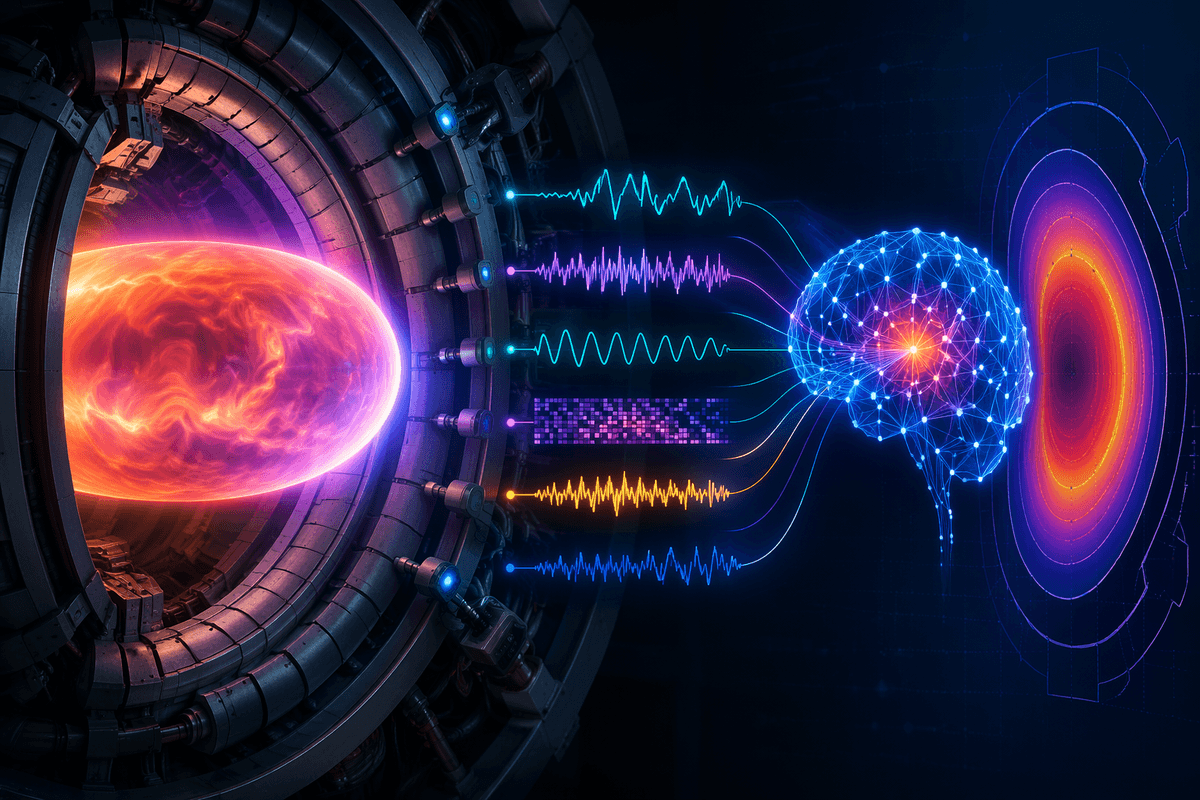 Machine Learning Tracks Fusion Turbulence