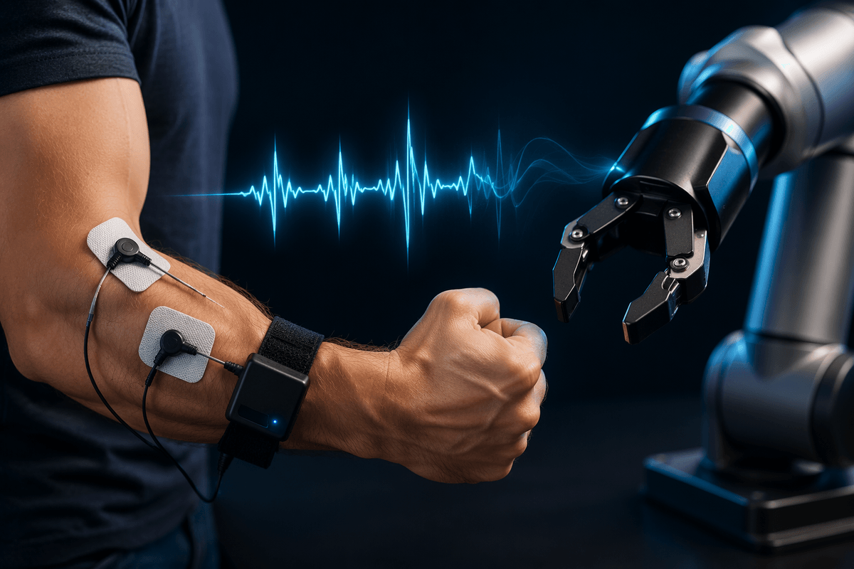 Control Robots with Human Muscle Signals